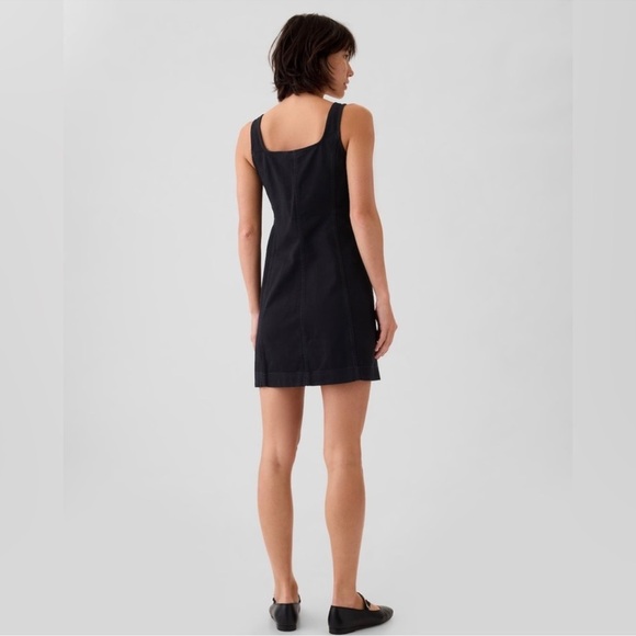 NWT GAP Utility Button Mini Dress - Picture 3 of 9